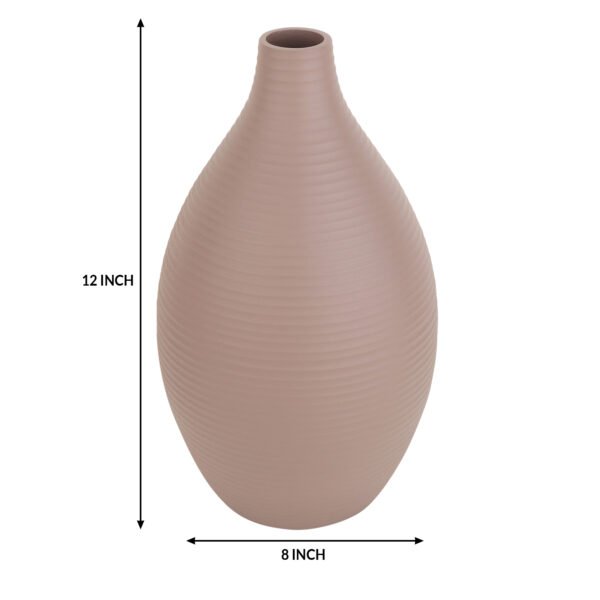 Vesera Pink Enamel Vase - Image 2