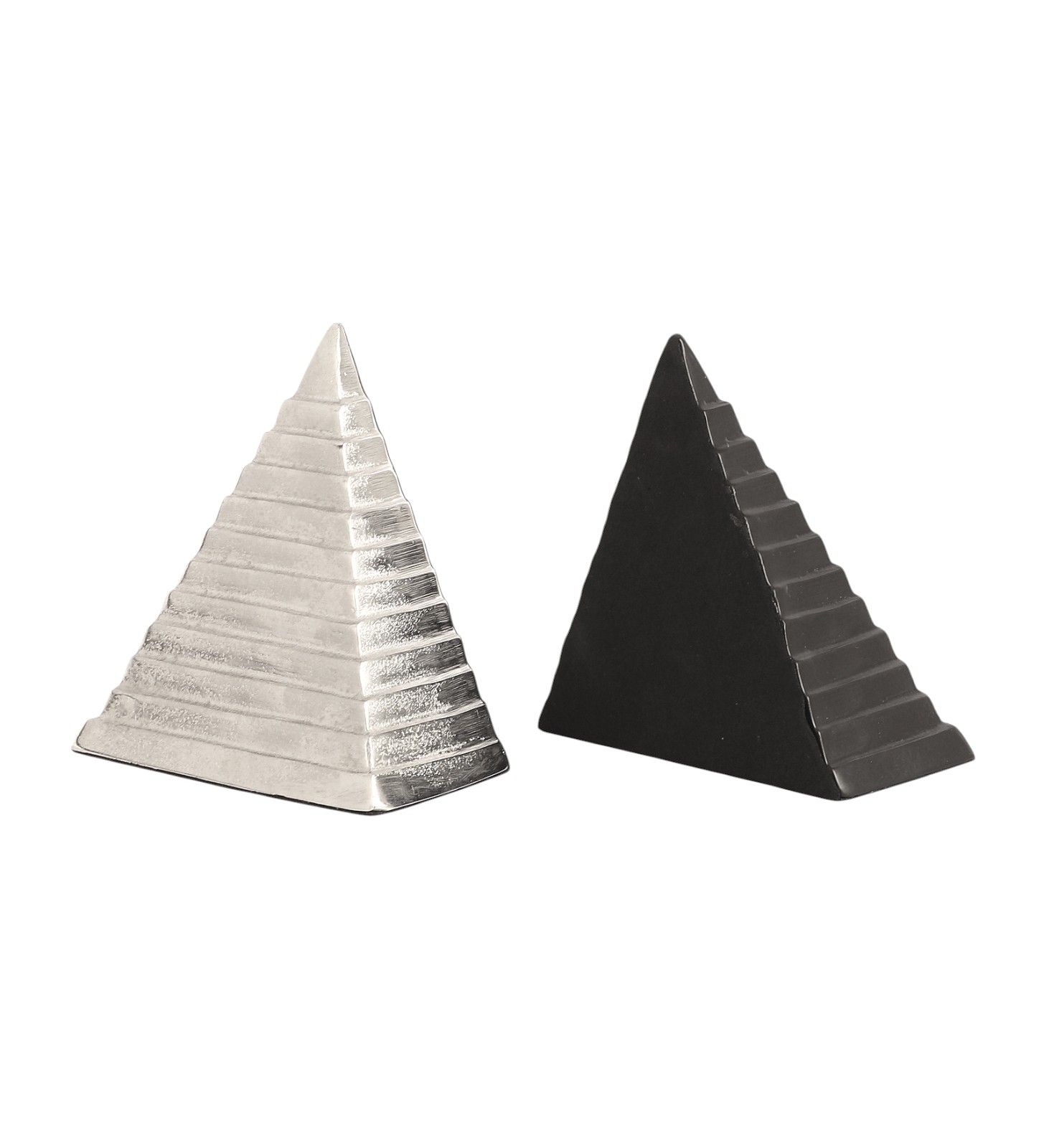 Pyramidon Bookend Silver & Black - Image 3