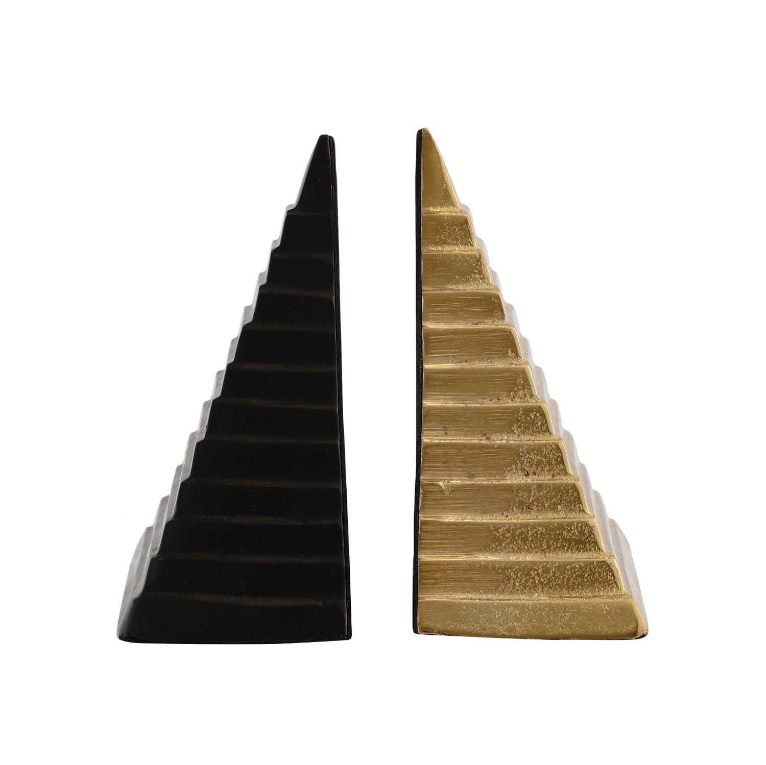 Pyramidon Bookend Gold & Black - Image 2