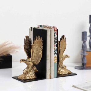 The Helion Pair Bookend Gold