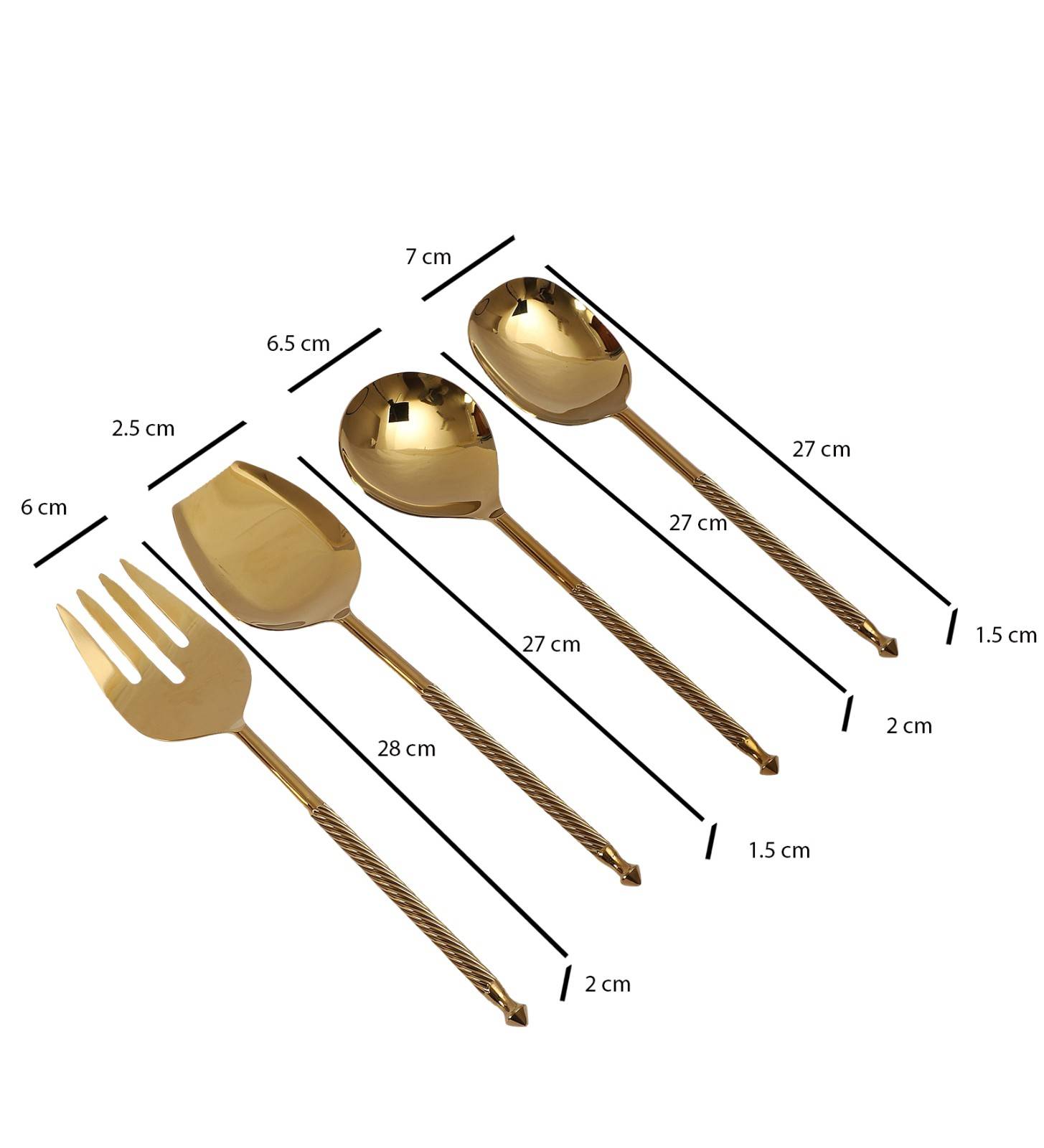 Brio Serving Set Gold - Image 4