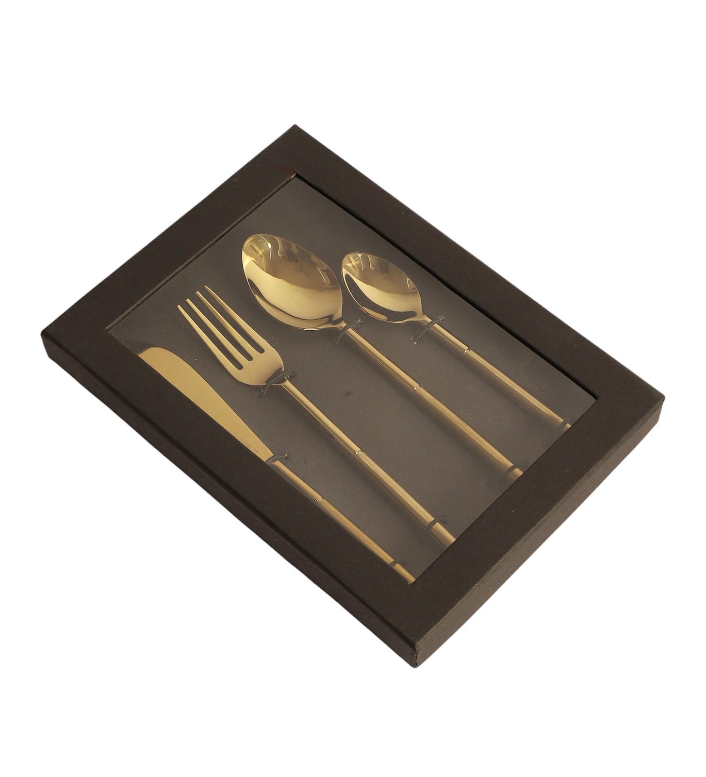 Lark Cutlery Set Gold