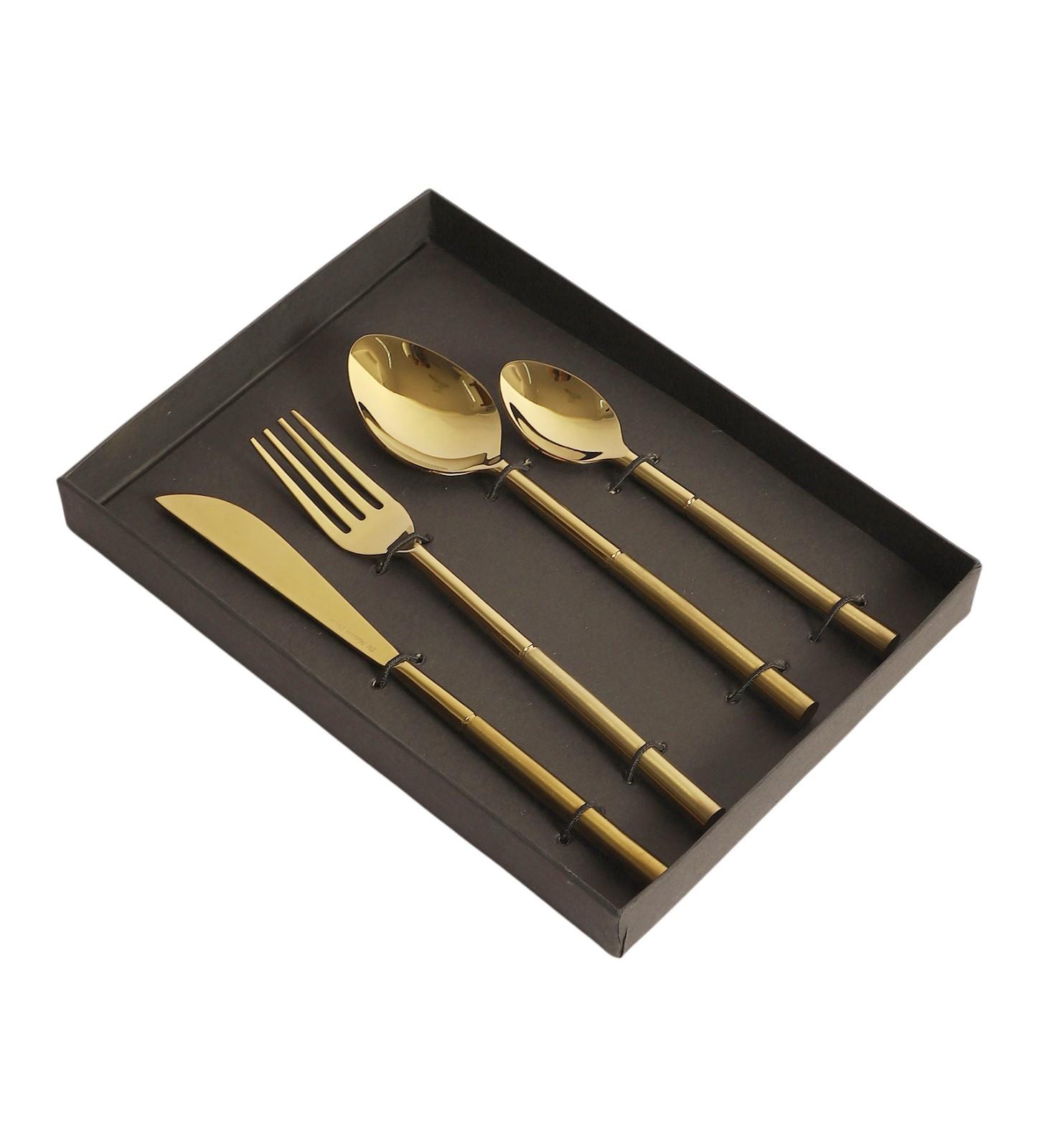 Lark Cutlery Set Gold - Image 2