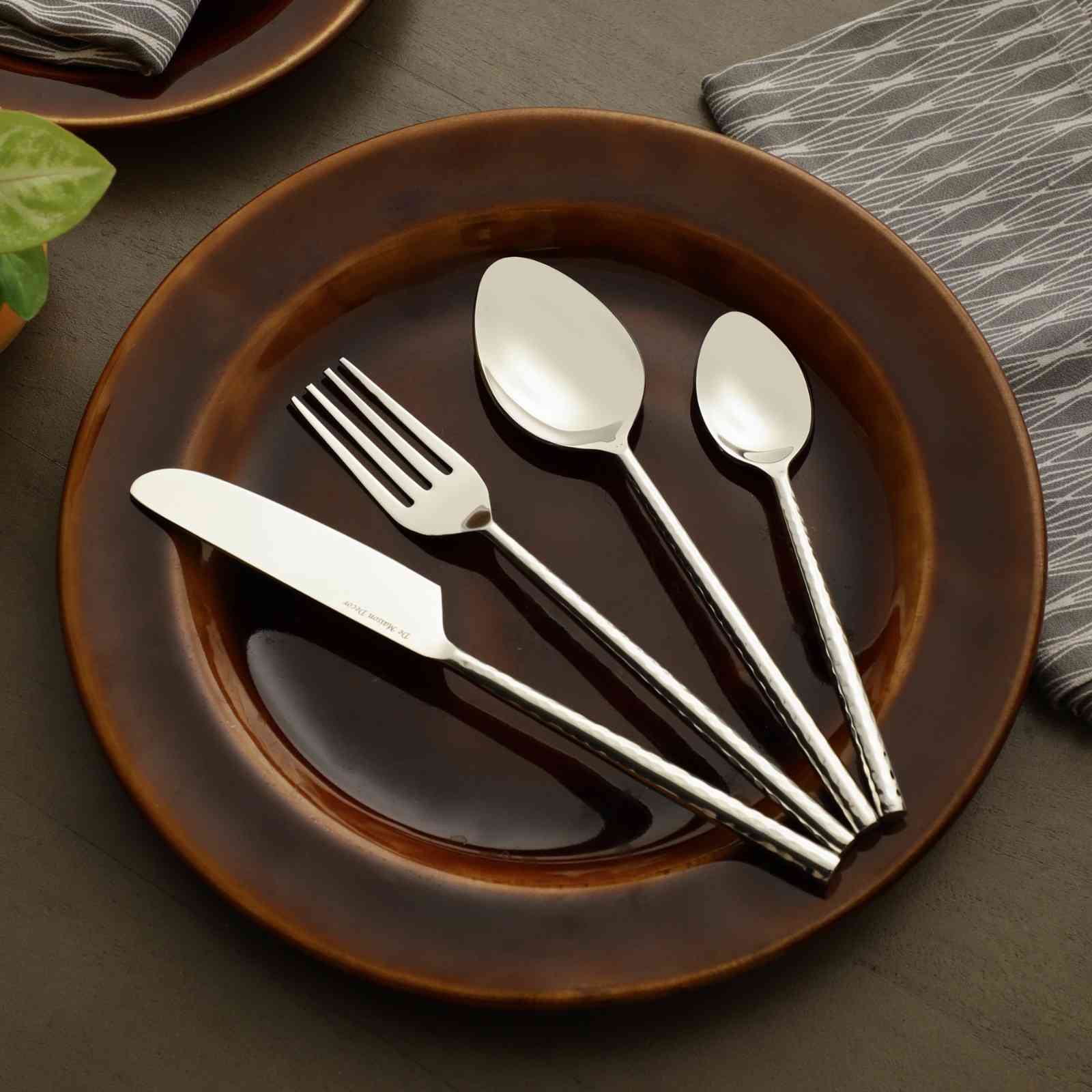 Stream Cutlery Set Silver - Image 2