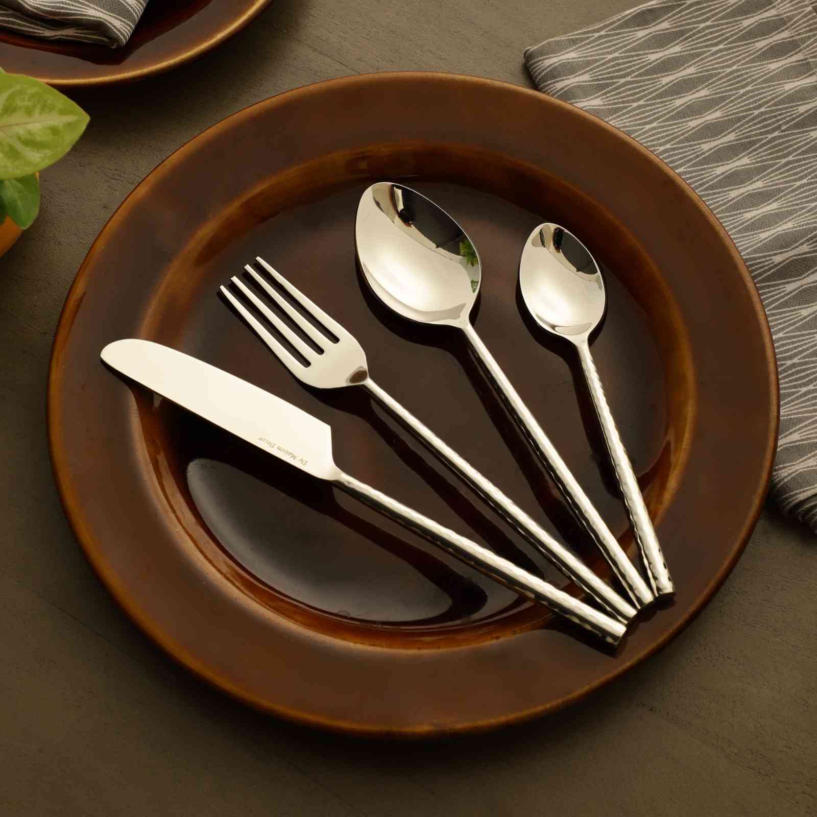 Stream Cutlery Set Silver - Image 3