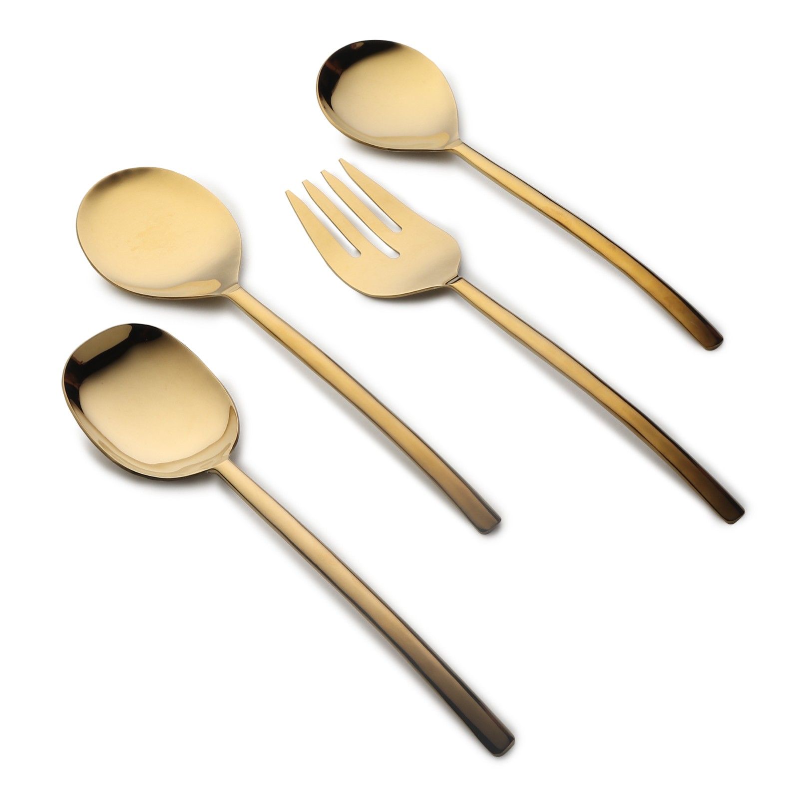 Ava Luxe Gold Serving Set - Image 3